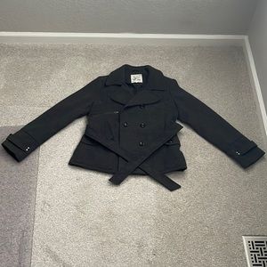 Maralyn & Me Dark Grey Pea Coat